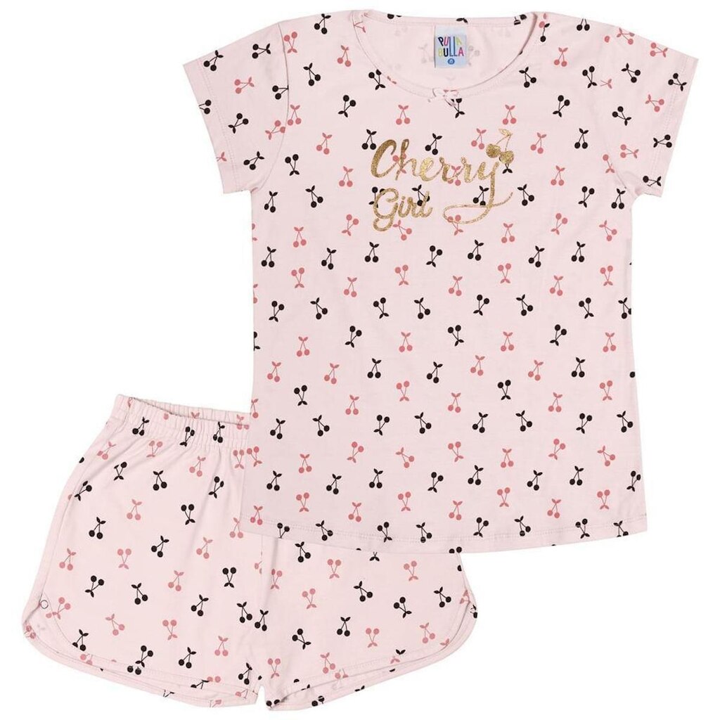 Pijama ROTATIVO ROSÊ - INFANTIL - MENINA - Meia malha 46511-262