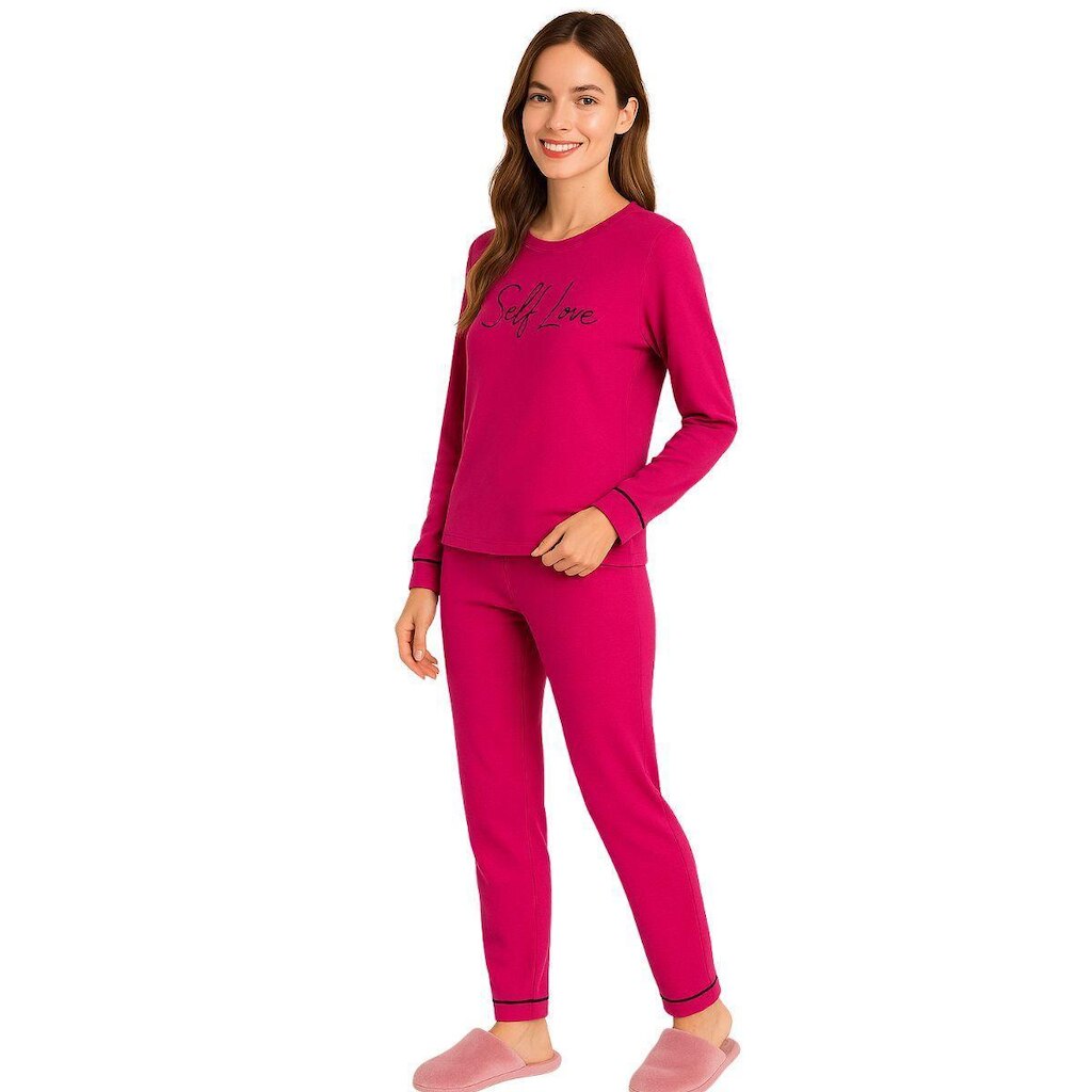 Pijama Suede Feminino de Inverno Victory