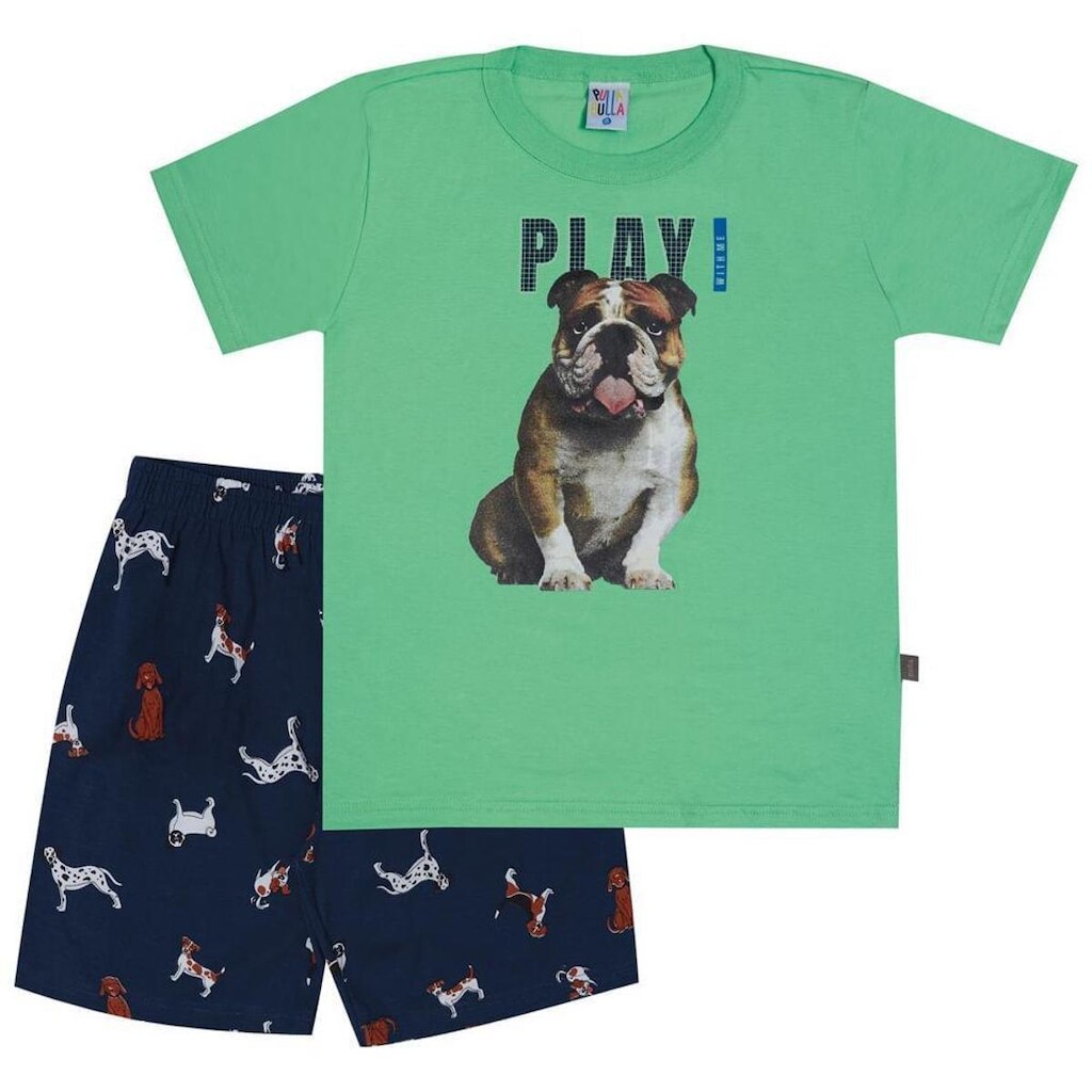 Pijama VERDE - INFANTIL - MENINO - Meia malha 46560-67