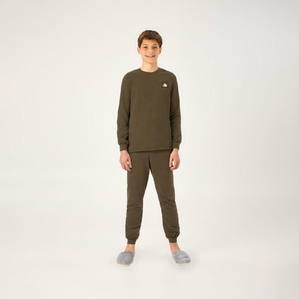 Pijama Verde Juvenil Pulla Bulla Menino - 200982-1397