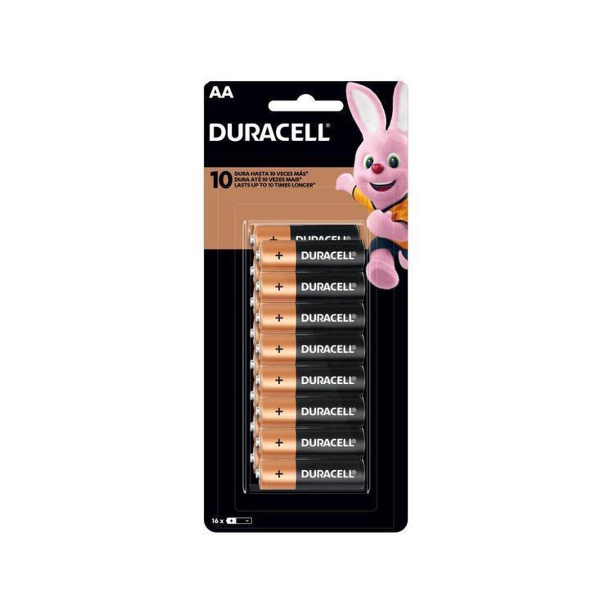 Pilha Duracell AA Pequena Alcalina 16 Unidades - Colorido é boa?