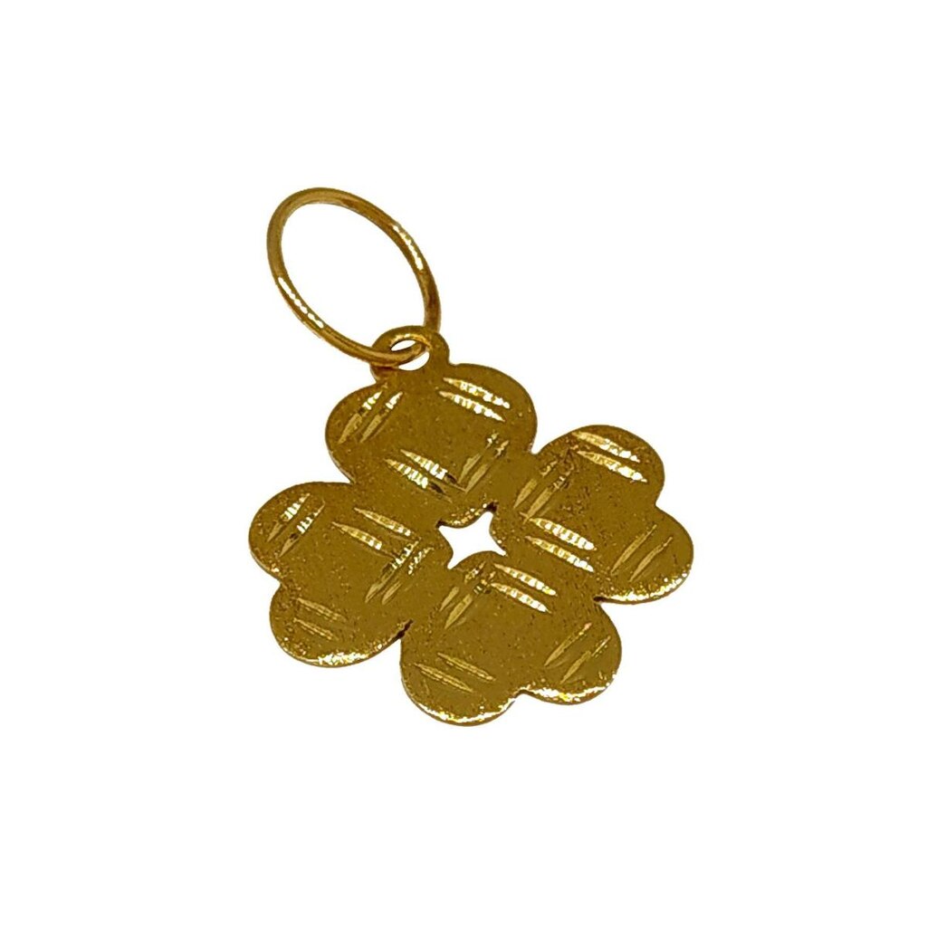 Pingente Em Ouro 18k 750 Trevo