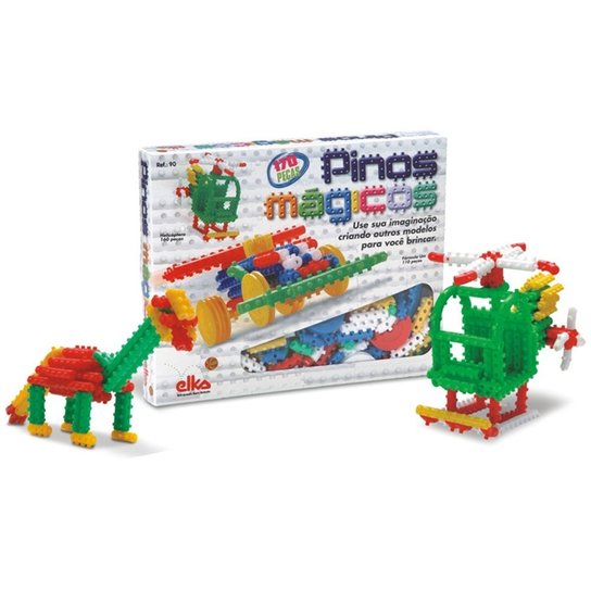 Pinos Mágicos com 170 Peças - Elka - Incolor