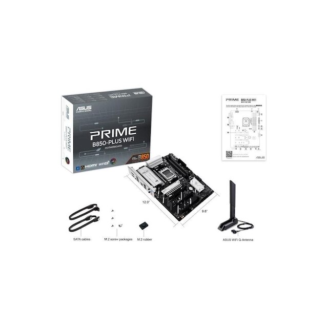 Placa Mãe ASUS PRIME B850-PLUS, AMD AM5 , ATX, DDR5, Preto - PRIME B850-PLUS
