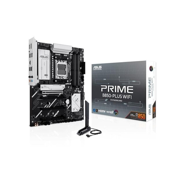 Placa Mãe ASUS PRIME B850-PLUS, AMD AM5 , ATX, DDR5, Preto - PRIME B850-PLUS