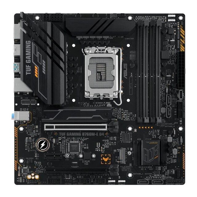 Placa-Mãe ASUS TUF Gaming B760M-E D4, Intel, M-ATX, DDR4, Preto - 90MB1E90-M0EAY0