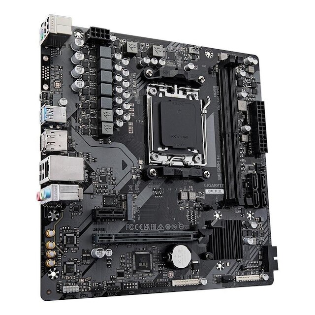 Placa-Mãe Gigabyte B650M H, AMD, Micro ATX, Preto - B650M H