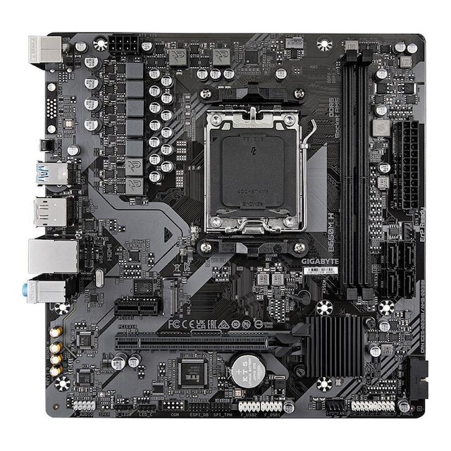 Placa-Mãe Gigabyte B650M H, AMD, Micro ATX, Preto - B650M H