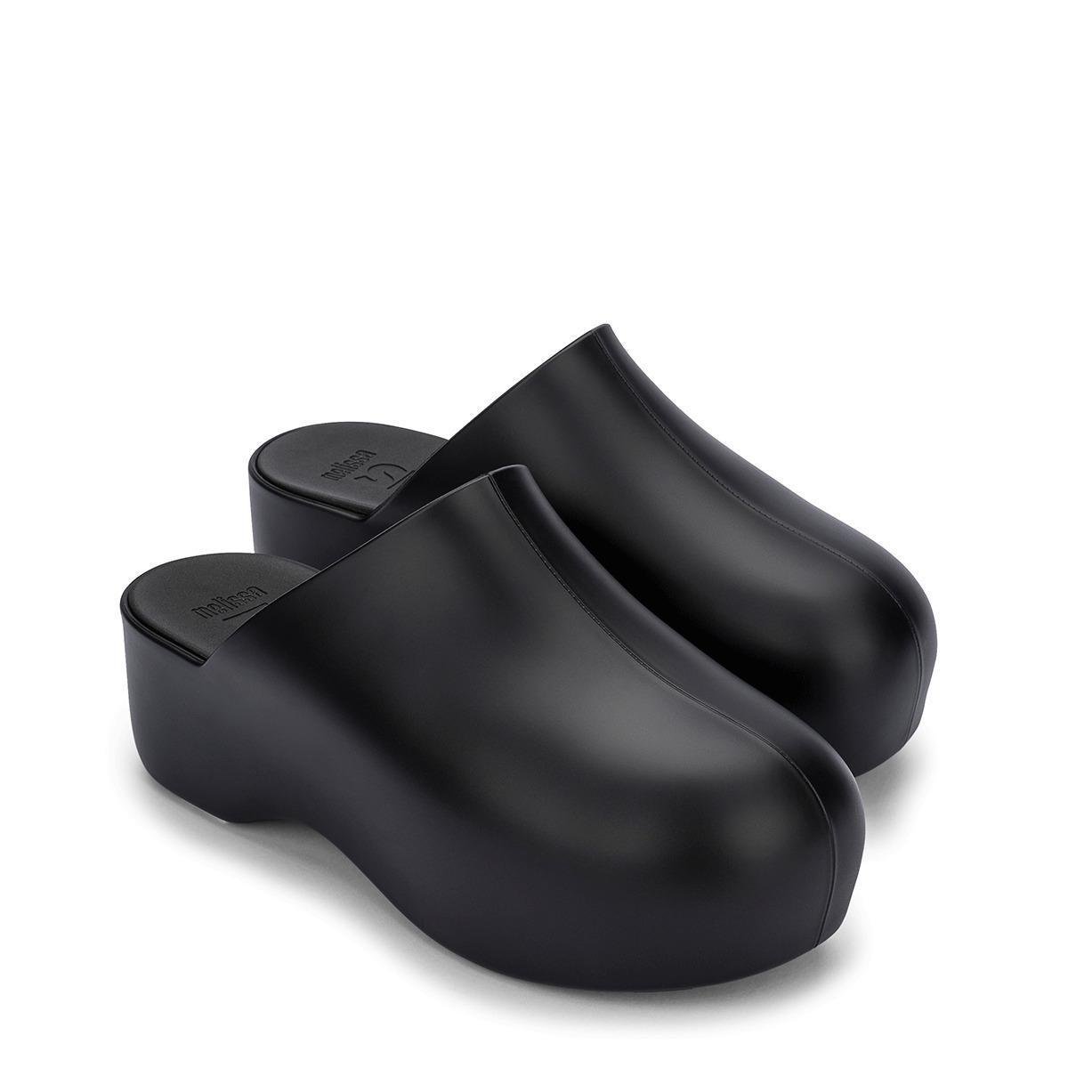 Plataforma Melissa Bubble Clog + Simon Miller A Preto Zattini