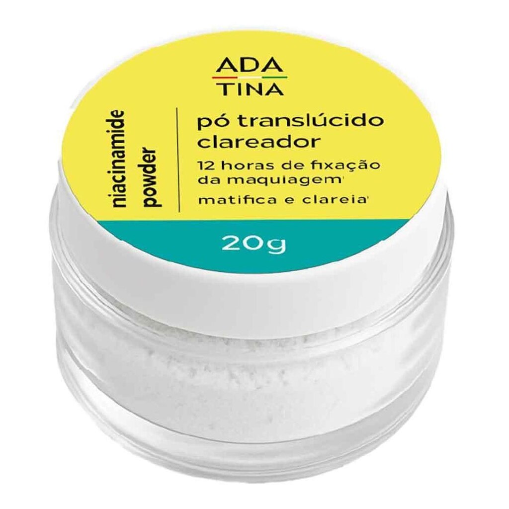 Pó Matificante e Clareador Ada Tina Niacinamide Powder 20g