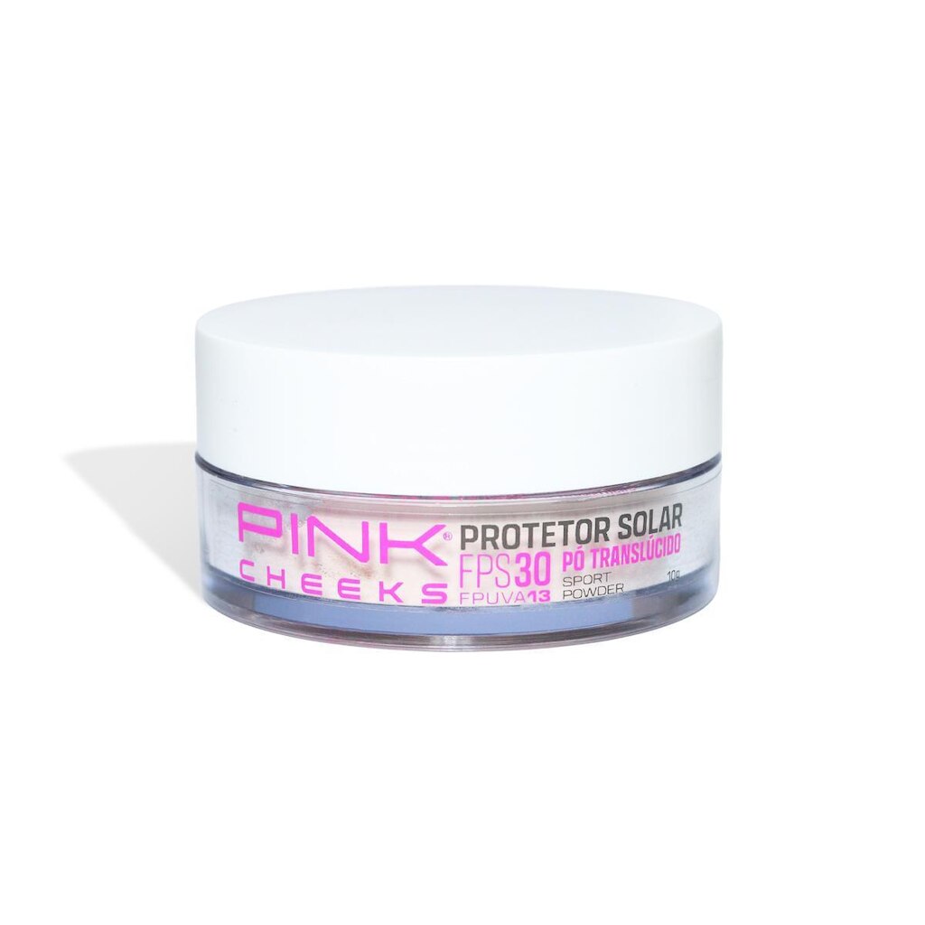 Pó Translúcido Pink Cheeks  Sport Powder com Protetor Solar FPS30 FPUVA13 10g
