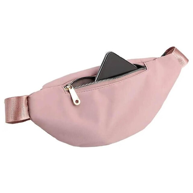 Pochete Feminina de Cintura Croosbody Transversal com Bolsos