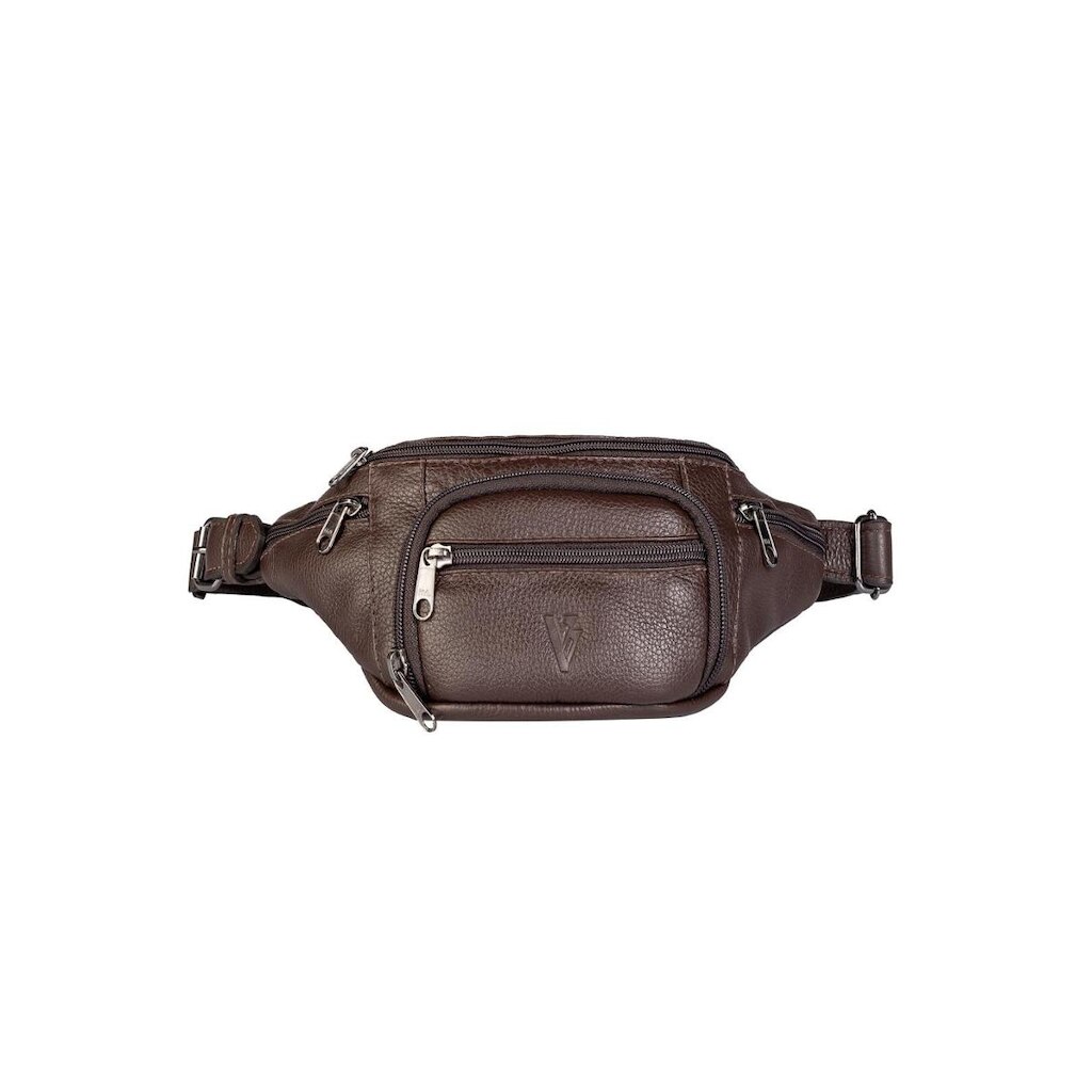 Pochete masculina de couro floater David