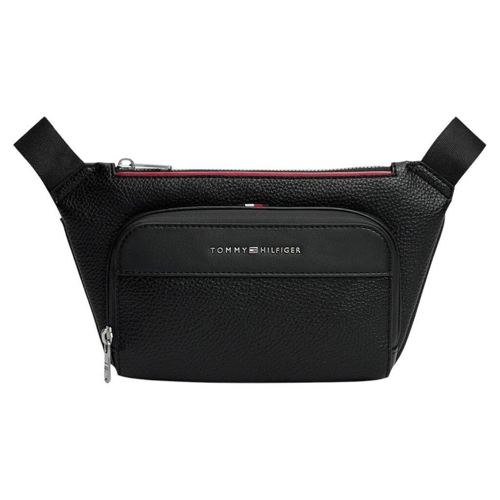 Pochete Transversal Tommy Hilfiger Central Bumbag Preto
