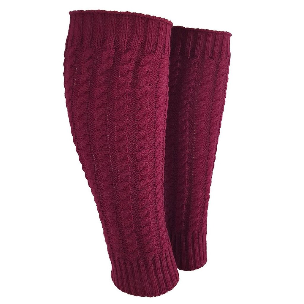 Polaina Longa Feminina Tricot Trança - Katlen Tricot