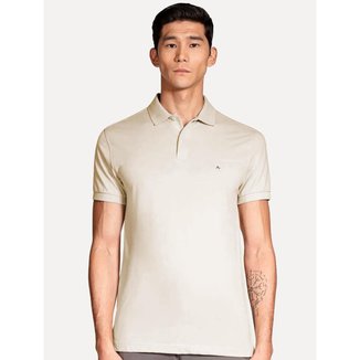 Polo Aramis Masculina Basic Piquet Areia