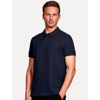 Polo Aramis Masculina Piquet Basic Mono Azul Marinho