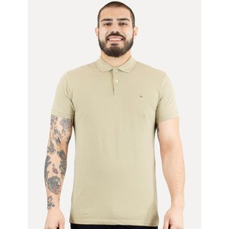 Polo Aramis Masculina Regular Basic Piquet Dark Cáqui