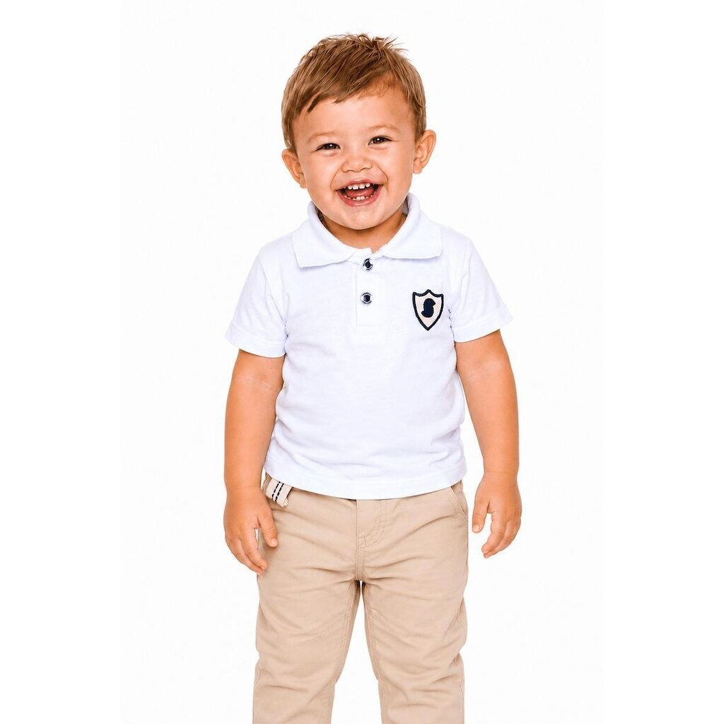 Polo Bebê Menino Festas Alphabeto
