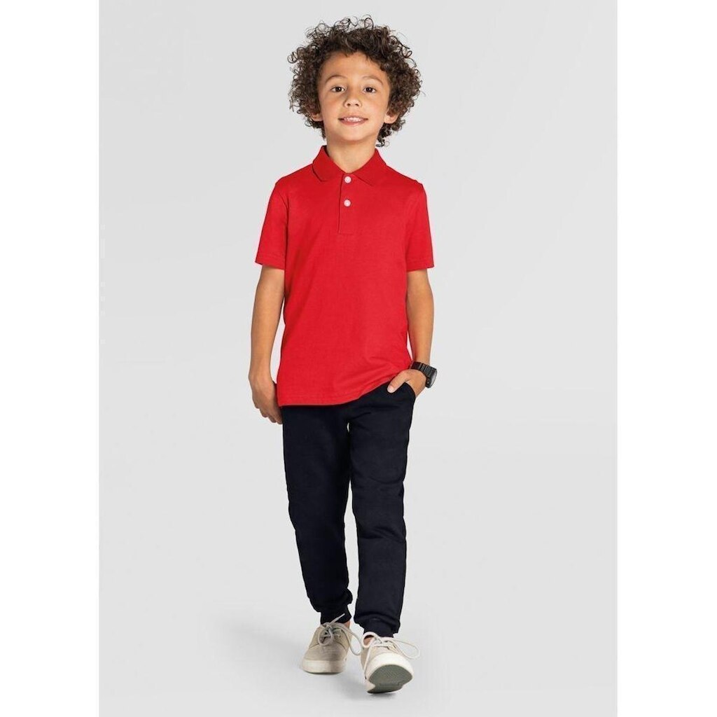 Polo Brandili Em Malha Infantil