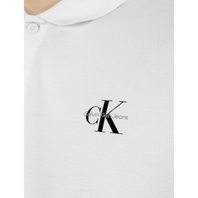 Polo Calvin Klein Jeans Masculina Piquet Regular Light Re Issue Branca