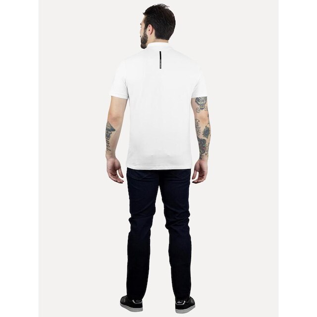Polo Calvin Klein Jeans Masculina Piquet Regular Light Re Issue Branca