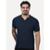 Polo Dixen Masculina Tricot Manga Curta Azul Marinho - Marinho