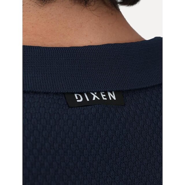Polo Dixen Masculina Tricot Manga Curta Azul Marinho