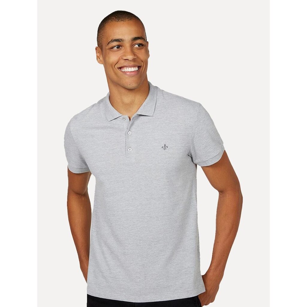 Polo Dudalina Essentials Extra Cotton Gray Icon Cinza Mescla