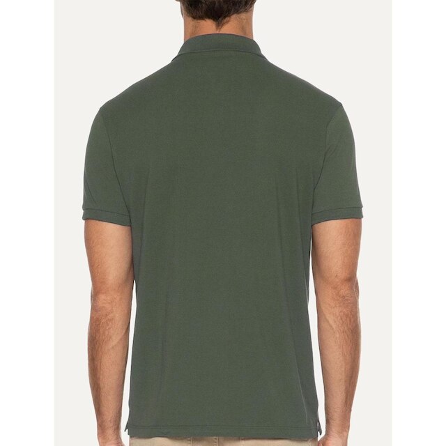 Polo Ellus Masculina Piquet Classic Easa Verde Militar