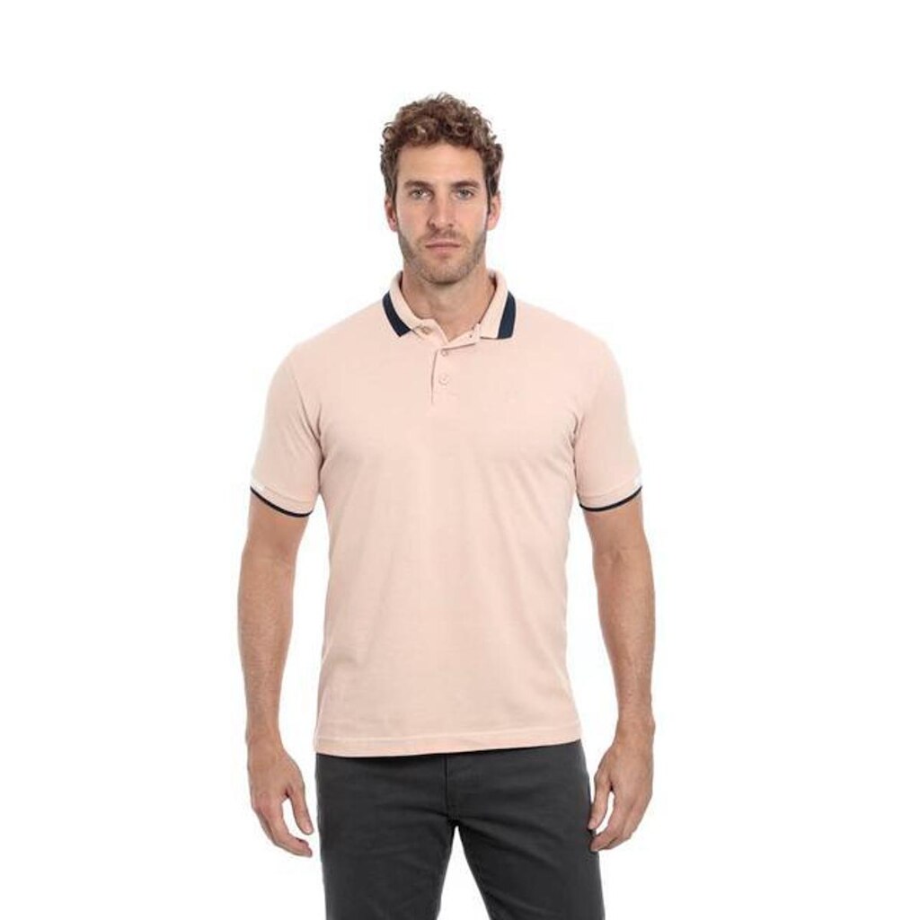 Polo Hugo Deleon Piquet Premium Rosa