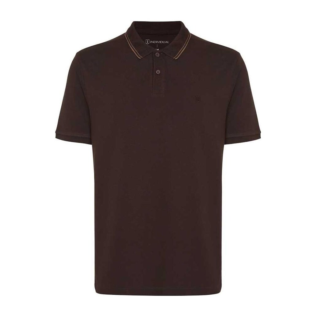 Polo Individual Comfort Fit Básica Friso Masculina