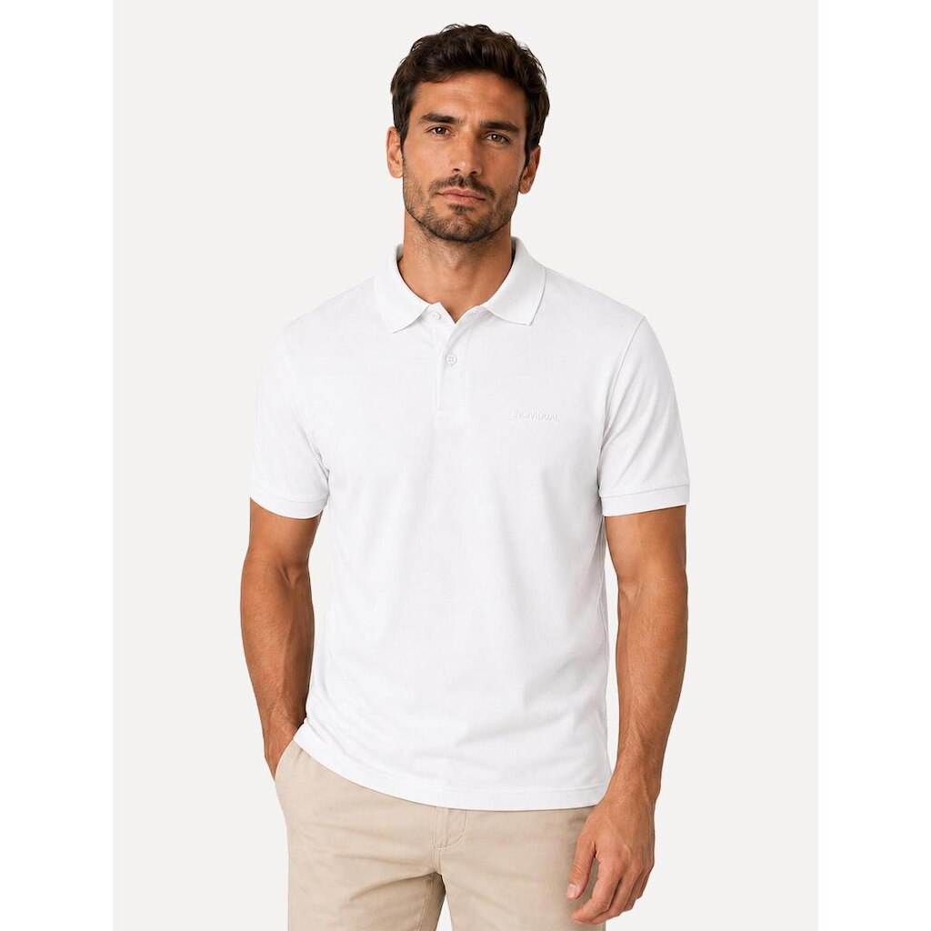 Polo Individual Masculina Comfort Pima Soft Touch Branca