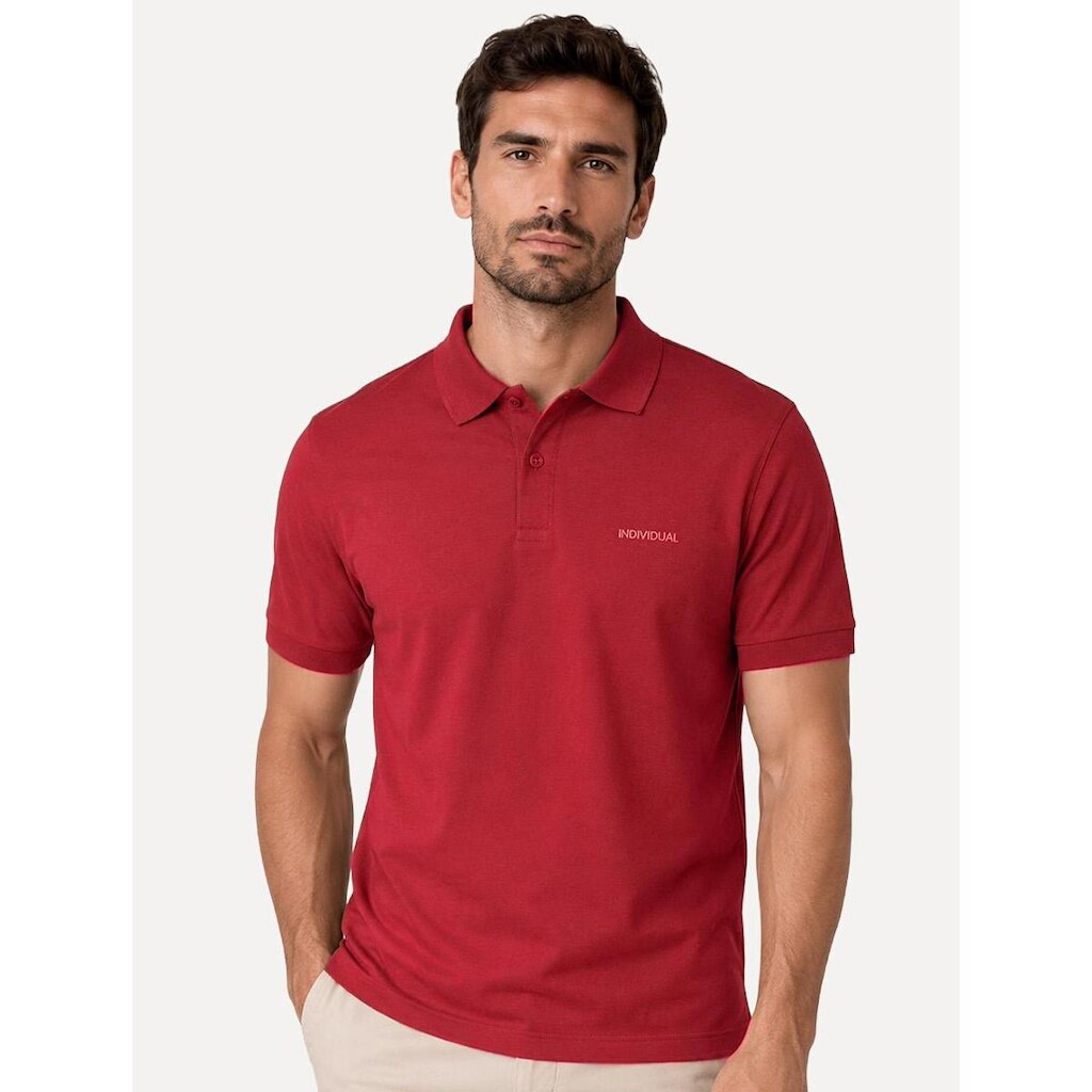 Polo Individual Masculina Comfort Pima Soft Touch Vermelho