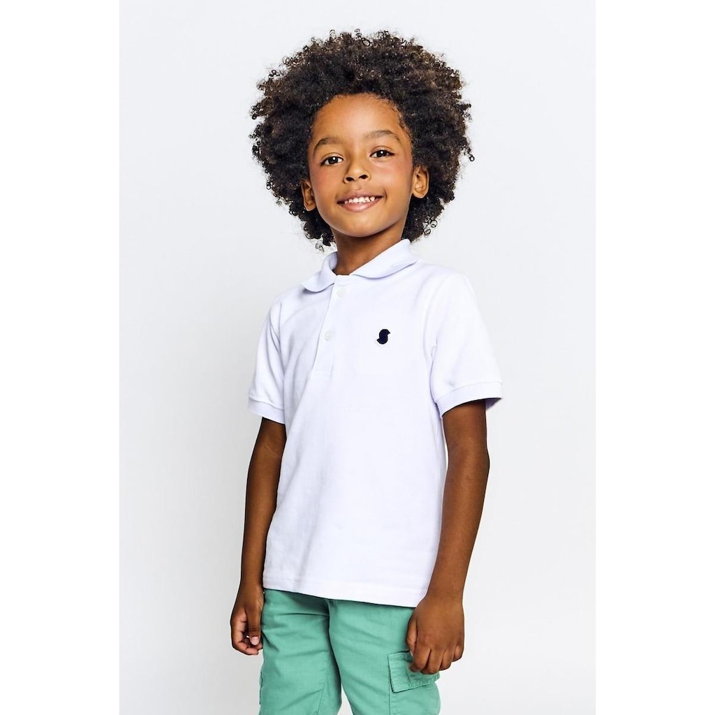 Polo Infantil Menino Básico Alphabeto