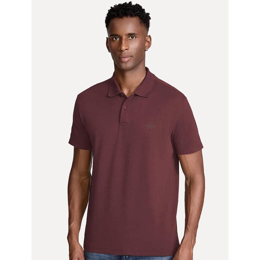 Polo John John Masculina Light Transfer Vinho