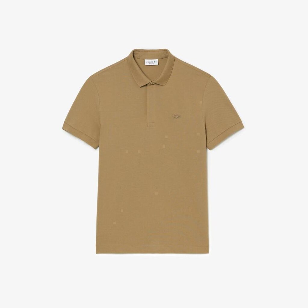 Polo Lacoste Regular Fit Paris em Piqué Stretch