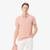 Polo Lacoste Regular Fit Paris Em Piqué Stretch - Rosa