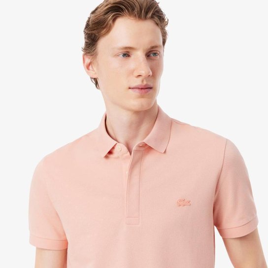 Polo Lacoste Regular Fit Paris Em Piqué Stretch