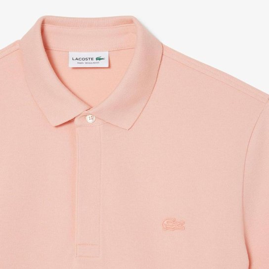 Polo Lacoste Regular Fit Paris Em Piqué Stretch