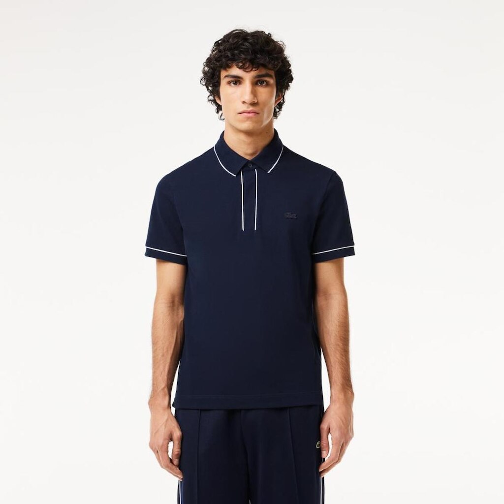 Polo Lacoste Regular Fit Paris Piqué Masculina