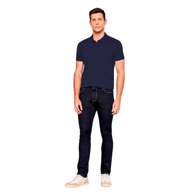 Polo Lado Avesso Suedine Pima Masculina