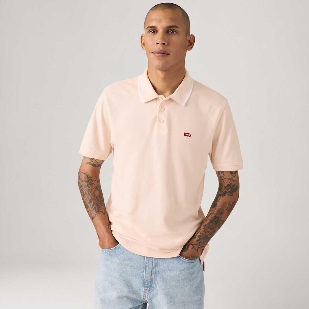 Polo Levi's Housemark Rosa Masculina
