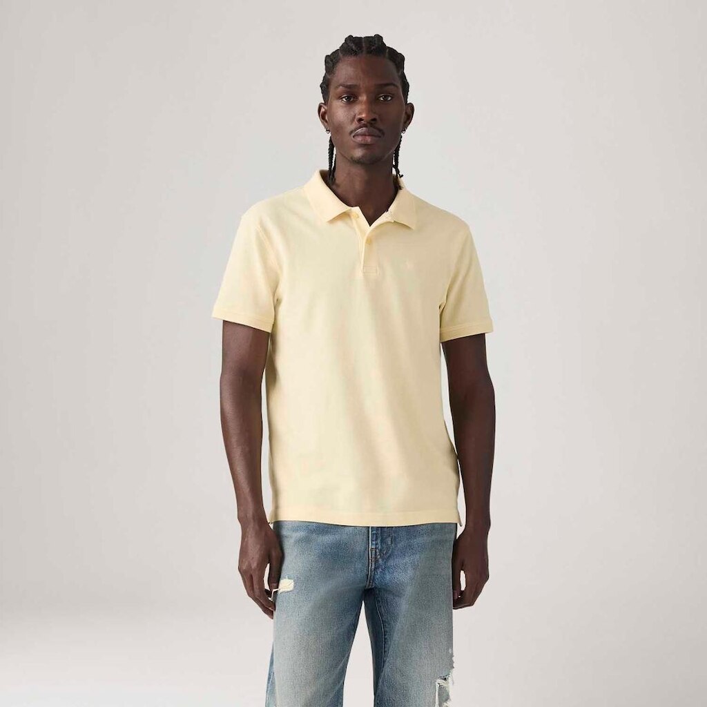 Polo Levi's Icon Amarela Manga Curta Masculina