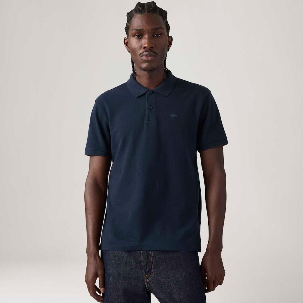 Polo Levi's Icon Azul Manga Curta Masculina