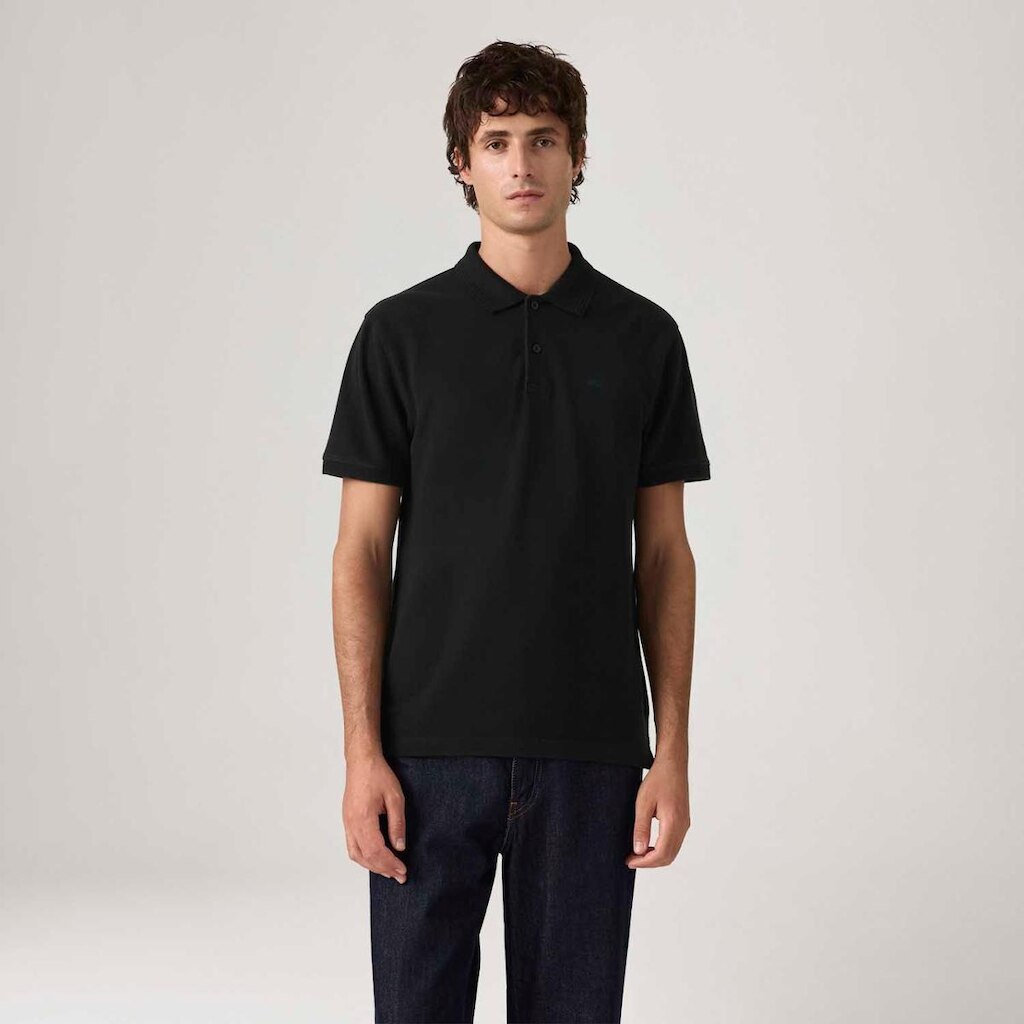 Polo Levi's Icon Preta Manga Curta Masculina