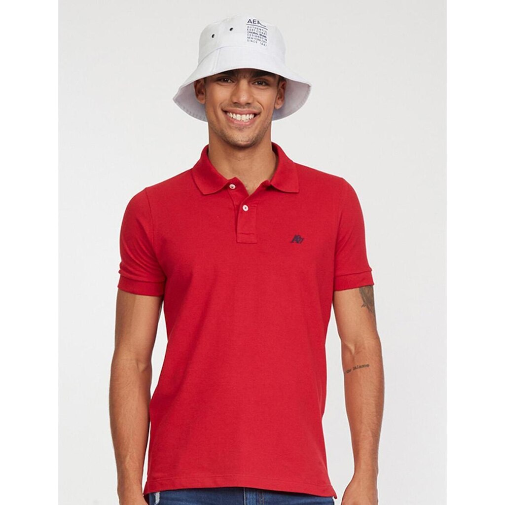 Polo Manga Curta Masculina - Aeropostale