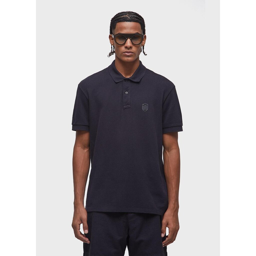 Polo masc brasao embossed color mc