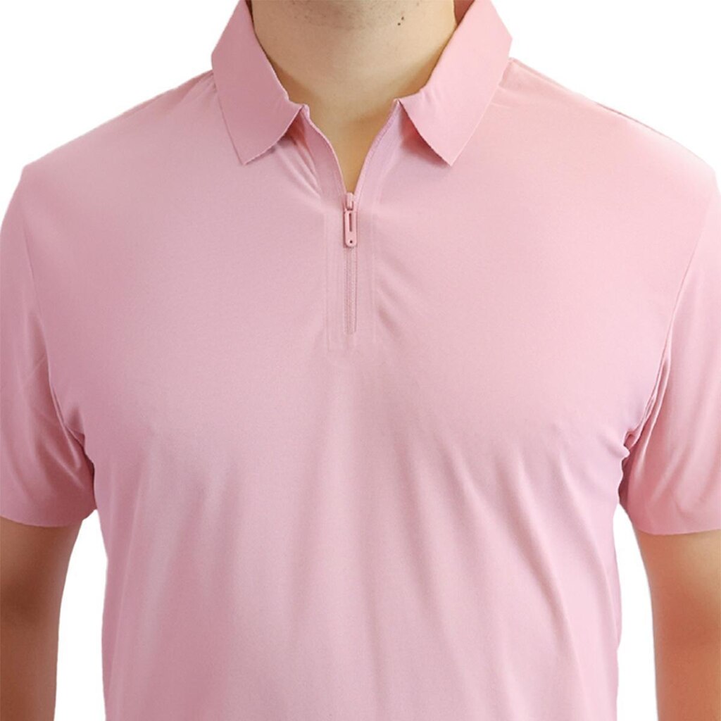 Polo Masculina Zíper Invisível