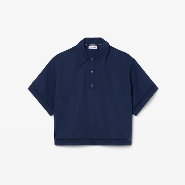 Polo Oversized em Sarja Fluida